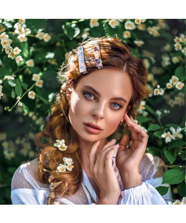 VAIPI 20 Pieces Acrylic Resin Hair Clips - Marble Pattern Hair Barrettes for Women & Girls - Buy Online on GoSupps.com