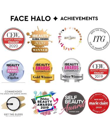 Face Halo Body Exfoliator & Polish - Dual-sided Mitt with HaloTech Fibers | Chemical-Free and Eco-Friendly | Gentle on All Skin Types | Saves Money with Just Add Water - Buy Online on GoSupps.com