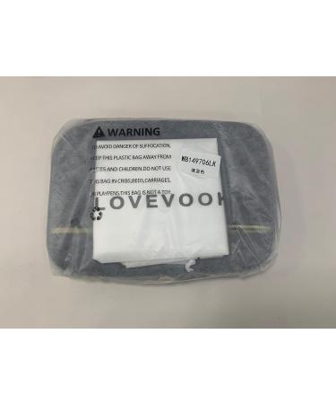 LOVEVOOK Waterproof Hanging Toiletry Bag for Women - Large Makeup Organizer with Hook, Navy Blue - Buy Online on GoSupps.com