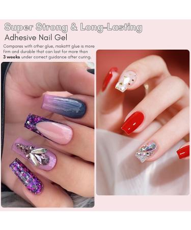 Makartt Nail Rhinestone Glue Gel Bundle for Strong Gem Adhesion - Buy Online on GoSupps.com