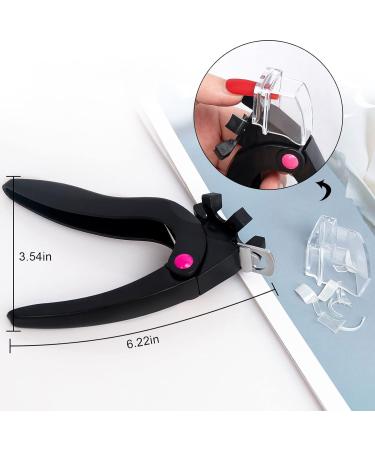 UNbit Nail Clipper Fake Nail Clipper Tips Edge Cutter Trimmer Adjustable Stainless Steel U-Shaped Artificial for False Nail Art Manicure - Buy Online on GoSupps.com