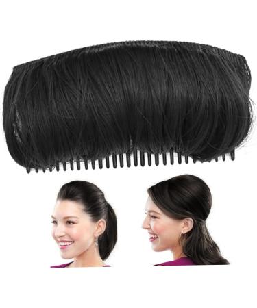 Invisible Fluffy Hair Pad for Short Long Hair Natural Hair Bump Clip for Volume DIY Heighten Hair Bump Breathable Hair Puff for Women Girls Black - Buy Online on GoSupps.com