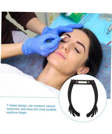 Healeved 5pcs Brow Mapping Eyebrow Measuring Ruler Brow Ruler Stencils Fold Eyebrow Line Aluminum Alloy - Buy Online on GoSupps.com