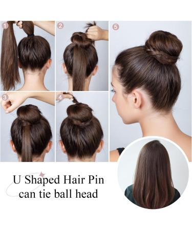 U Shaped Hair Pins IKOCO 2.75 inch Hair Pins for Buns Ballet Bun Hair Pins for Women with Storage Box Silver - Buy Online on GoSupps.com