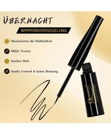 QUEWEL Overnight Lash Seal - 10ml Cluster Lashes Sealer | Strong Hold for DIY Eyelash Extensions | Ideal for Personal Makeup Use | 1 Pack - Buy Online on GoSupps.com