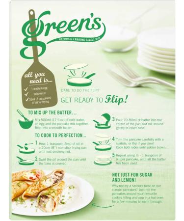 Greens Pancake Mix 232g x 6 - Buy Online on GoSupps.com
