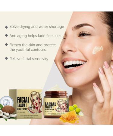  GNAUMORE Beef sebum cream for skincare honey and sebum skin care cream honey balm and grass fed sebum 120g - Buy Online on GoSupps.com