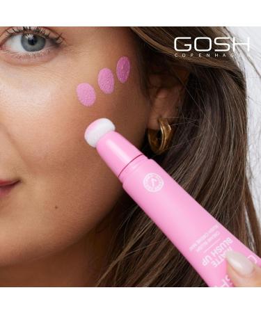 Gosh Cream Blush Matte - Vegan Liquid Blush for Fresh Finish | Allergy-Certified Hot Pink - Perfect Travel Companion - Buy Online on GoSupps.com