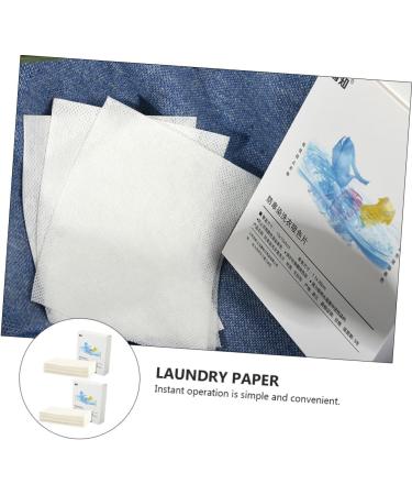 SEWOART 2 Boxes Absorbing Film Color Absorption Paper Laundry Dyeing Cloth Washing Supplies Colour Grabber Washing Paper for Clothes White Washed Non-woven Fabric Catcher - Buy Online on GoSupps.com