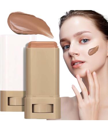 Zibeem Beauty Balm for Intense Skin Tone Portable Moisturizing Foundation Stick Long Lasting Concealer Stick Firm Tinted Foundation Stick For Face - Buy Online on GoSupps.com
