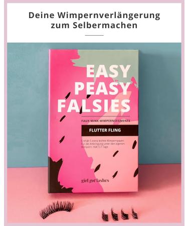 Girl Got Lashes Flutter Flee - Handmade Vegan Eyelash Extensions - 5 Pairs for At-Home Use Ships Internationally - Buy Online on GoSupps.com