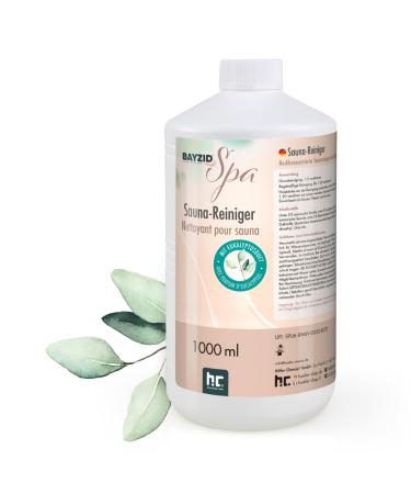 Bayzid 3 x 1 L SPA sauna cleaner concentrate with eucalyptus scent for cleaning sauna wood