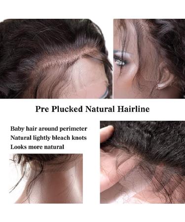 22 Inch HD Transparent Lace Front Body Wave Human Hair Wig for Black Women | Pre Plucked 150% Density Brazilian Body Wave Wig with Baby Hair - Natural Hairline - Buy Online on GoSupps.com