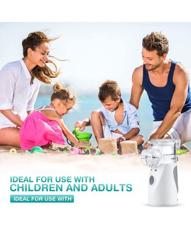 Portable Nebulizer for Adults & Kids - Cool Mist Steam Inhaler for Travel or Home Use - Buy Online on GoSupps.com
