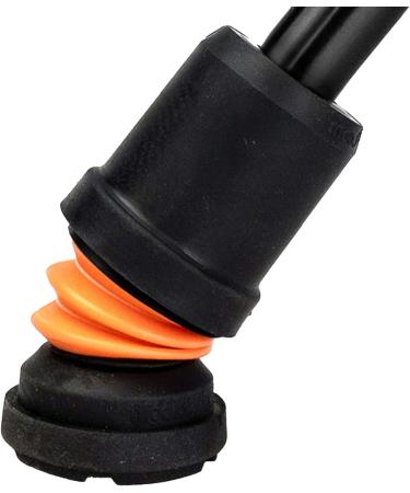 Flexyfoot 19mm Shock Absorbing Walking Stick Ferrule - Black (1 Pack) - Buy Online on GoSupps.com