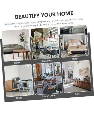  Mikinona Mikinona Gel Polish Palette Display Stand for Nail Art Makeup Manicure with Rounded and Smooth Edges - Buy Online on GoSupps.com