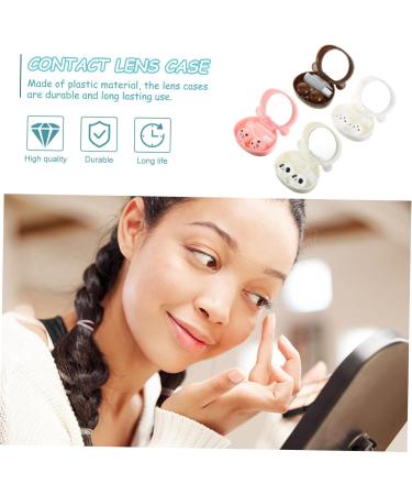 Solustre 8 STK Contact Lens Case Portable Travel Set with Mirror Eye Care Holder for Lenses Ideal for International Shipping - Buy Online on GoSupps.com