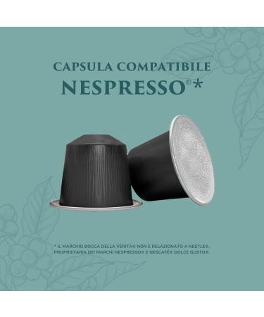 BOCCA DELLA VERITA - Box of 10 HERMES Espresso Italiano Italian coffee capsules Capsules compatible with Nespresso coffee machine 100% Made in Italy - Buy Online on GoSupps.com