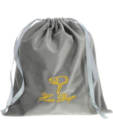 Baluue 2pcs Hair Curler Travel Bag Fabric Hair Dryer Travel Pouch Grey Drawstring Bag 30.00X25.00X0.50CMx2pcs Greyx2pcs - Buy Online on GoSupps.com
