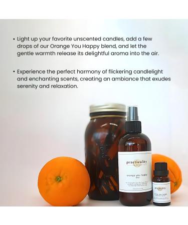 Practicality Skincare Orange You Happy | Essential Oils Diffuser |Aromas of Vanilla & Sweet Orange | .15 Fl Oz | 1 Pc - Buy Online on GoSupps.com