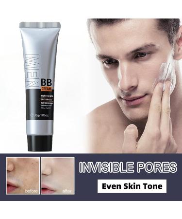 Mens BB Cream Foundation Mens Concealer Colour Correcting Cream for Cover Blemishes BB Cream Light Tinted Sunscreen for Face with SPF15+ Tinted Moisturiser Even Skin Tone Face Cream - Buy Online on GoSupps.com