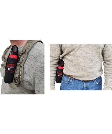 Counter Assault - EPA Certified, Maximum Strength & Distance Bear Repellent Spray - Hottest Formula Allowed by Law - Night Glow Locator & Tactical Holster Included (8.1 oz) - Buy Online on GoSupps.com