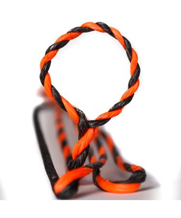Shatterproof Archery Fast Flight Bow String Flemish Twist 62" Black/Flo Orange