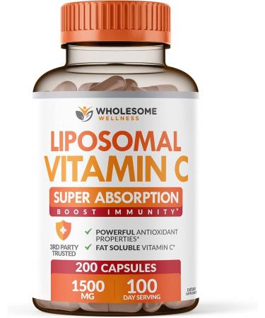 Grass Fed Desiccated Beef Liver Capsules (180 Pills 750mg Each) + Liposomal Vitamin C Capsules (200 Pills 1500mg Buffered) High Absorption VIT C Bundle - Buy Online on GoSupps.com