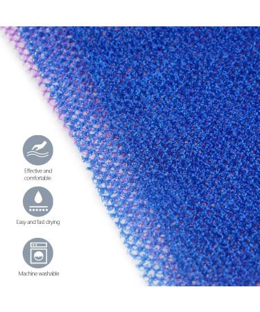 Saijer Network Bathing Sponge Set - 4 Colors | Long Body Scrubber & Exfoliating Bath Towel for Smooth Skin Care - International Shipping Available - Buy Online on GoSupps.com