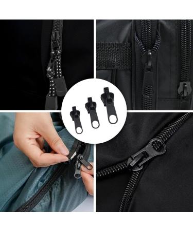 Mqlsaeri Zipper Slider Replacement - 18 Pack Removable Zipper Pulls for Jackets Backpacks & Suitcases - Black - Buy Online on GoSupps.com