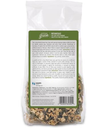 Living World Green Botanicals Hay Cake with Parsnip 75 g (2.6 oz) - Buy Online on GoSupps.com