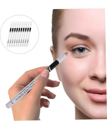 DOITOOL Eyes Cosmetic Tools 10pcs Lying Silkworm Eyeliner Highlighter Eyeshadow Pen Woman Makeup Tools Clothing Cosmetic Girl 1 count (Pack of 1) White - Buy Online on GoSupps.com