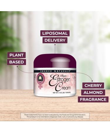 Supersmart Phyto-Estrogen Cream with Pomegranate Juice Extract | Non-GMO Gluten Free Liposomal Absorption | 2 Oz - Best Natural Oestrone Supplement - Buy Online on GoSupps.com