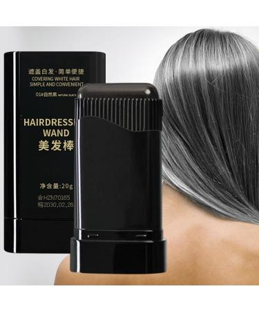 Crayon de coloration 2 en 1 couvrant les cheveux blancs couverture instantan e des racines grises pour cheveux et barbes crayon de coloration temporaire imperm able l'eau pour hommes et femmes noir - Buy Online on GoSupps.com