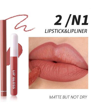  G n rique Waterproof Lipstick Liner | Lipstick Liner Combo | Moisturizing Lip Gloss | Long-Lasting Lip Liners Lips Liner Pencil Smudge-Proof Lipstick Set All-Day Lips Combo Lip Gloss Pencil - Buy Online on GoSupps.com
