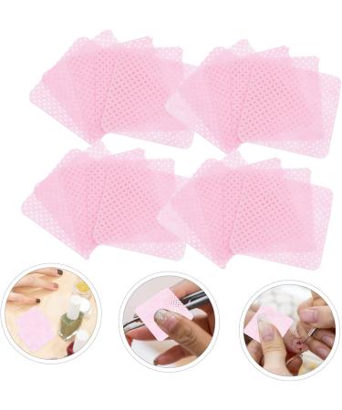 Didiseaon 2 Boxes Nail Wipes Cleaning Wipes Gel Nail Polish Travel Wipes Nail Polish Remover Wipes Makeup Wipes Remover Nail Pads Makeup Wipes Travel Size Dip Powder Nail Remover Cotton 4.80X4.80X0.10CM Pink - Buy Online on GoSupps.com