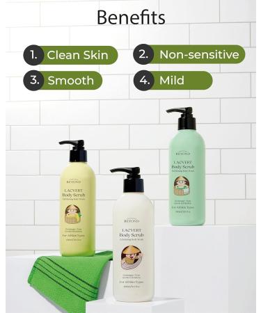 BEYOND Lacvert Body Scrub Peeling Gel - Exfoliating Body Wash for Smooth Skin | Korean Spa Treatment | 10.1fl oz | All Skin Types - Buy Online on GoSupps.com