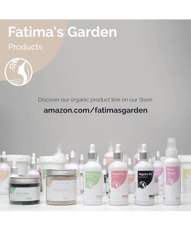 Fatima's Garden Ghassoul Powder with Rose Petals - 5.3oz Rhassoul Face and Hair Mask - 150g Pack of 1 - Buy Online on GoSupps.com