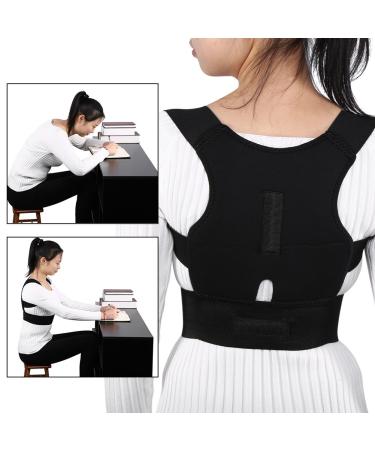 Kids Posture Correctors Back Shoulder Lumbar Waist Supporting Belt Bone Injury Correction Straighten Upper Back Slouching Corrective for Muscle Compression Brace (L)