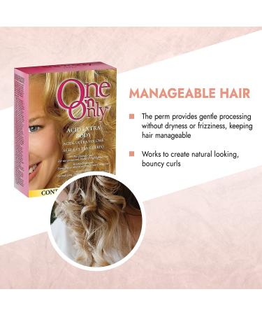 One 'n Only Acid Extra Body Perm with Argan Oil - Bouncy Curls, Manageable Hair with Firm and Even Curls - Buy Online on GoSupps.com