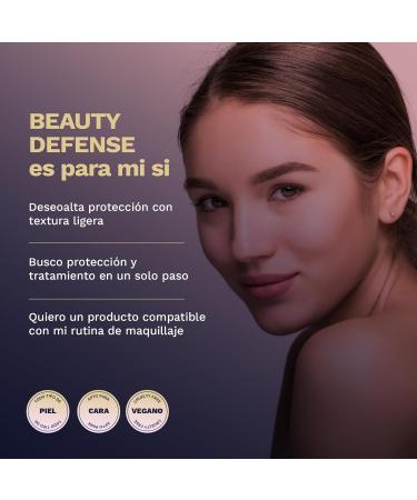  SANTAMARINA Santamarina Cosmetics Beauty Defense Facial Sunscreen SPF 50+ - All skin types - Lightweight facial sunscreen SPF 50+ - Second-skin effect - Protects prevents dark spots and beautifies - 50 ml - Buy Online on GoSupps.com