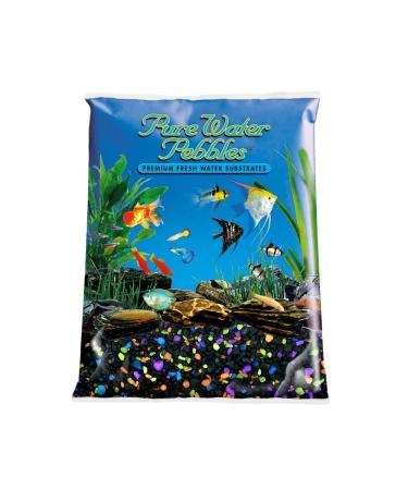 Pure Water Pebbles Aquarium Gravel, 5-Pound, Lasernite Glo