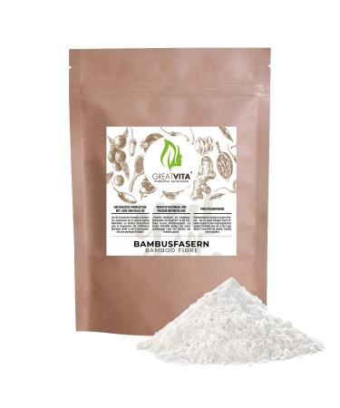 Bamboo Fibres 1600 g / Premium Quality / Low Carb | Value Pack / Bamboo Powder Flour / GreatVita