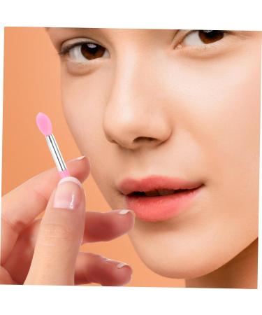 Shop Mikinona 10pcs Lip Mask Spoon & Makeup Brush Set | Lipstick Applicator Creamy Eyeshadow & More - Miss Cosmetic Pink - Buy Online on GoSupps.com