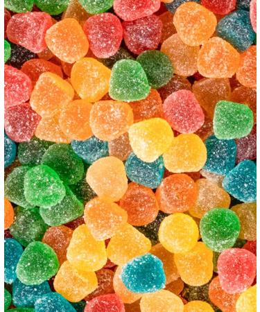 Vidal Sugarcandies rubber candies assorted flavours and colours and sugar-coated fruit mix 1 kg bag - Buy Online on GoSupps.com