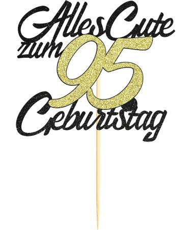95th Birthday Cake Topper - Sumerk Happy 95th Birthday Decoration | Unique 95 Years Birthday Party Supplies for Boys Girls Men & Women - Buy Online on GoSupps.com