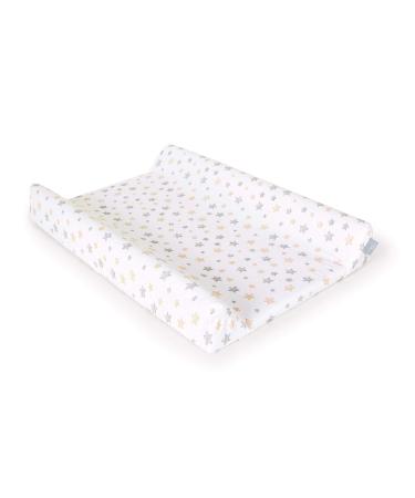 Ceba Baby Changing Pad Covers Set - 2 Wrap Edition Extra Thick Cotton Dark Gray Star Design Fits 50x70/50x80 cm Diaper Pad - Buy Online on GoSupps.com