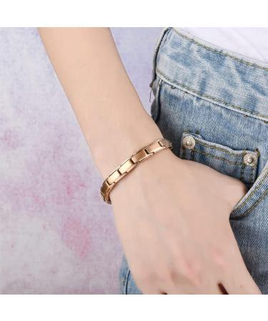 Lymph Drainage Magnetic Bracelet Imagineitem Bracelet Bracelets for Women for Arthritis and Joint Womens Magnetic Bracelet for Pain Relief-C - Buy Online on GoSupps.com