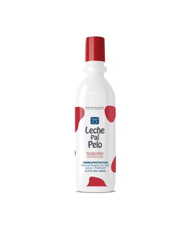 Leche Pal Pelo - Thermal Protectant for Colored Hair with Natural Quinoa Pro Vitamin B5 Rice Protein and Aloe. Leave-in Natural Conditioner -14.9oz. Termoprotector Para Cabello Tenido