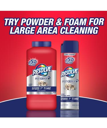 Resolve Pet Carpet Stain Remover 96 fl oz - 6 x 16 oz Bottles - Carpet Cleaner - Buy Online on GoSupps.com